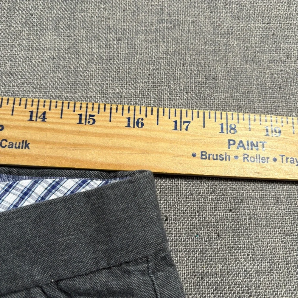 Banana Republic Kentfield Pant Mens 33x30 Grey Straight Leg Chinos 11588-BR